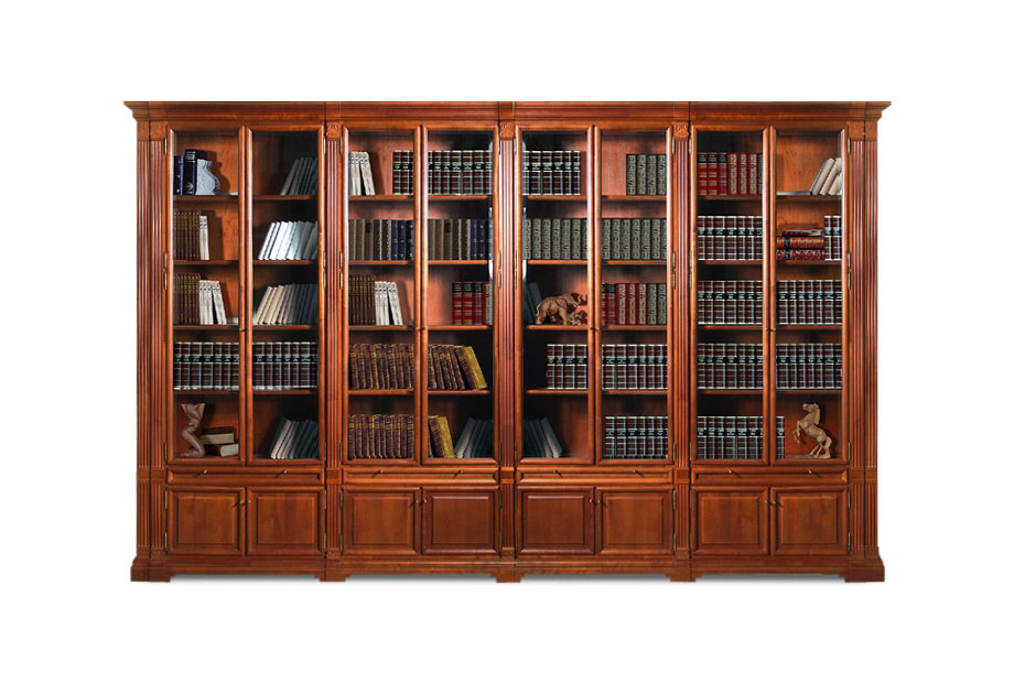 Набор мебели для библиотеки "Престиж-17.4"; ГМ 5931-12; мокко