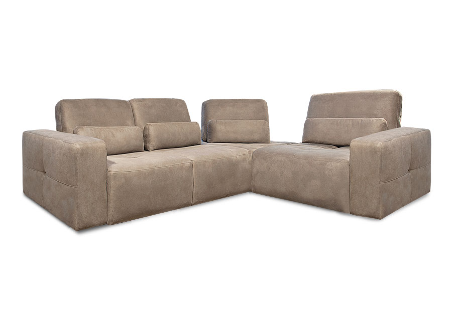 "Бакстер" диван угловой; нераскл.; М0+М1+М9+М2+М0; левый; начальная группа ткани