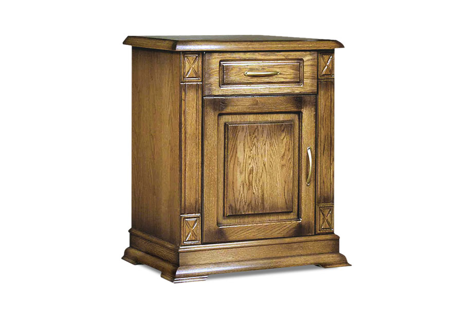 Тумба 1-но дв. "Верди Люкс 1"; левая; дуб рустикаль с патиной