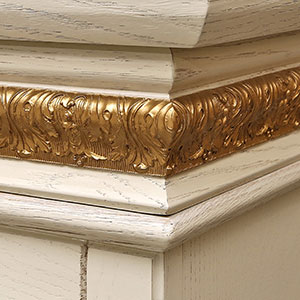 слоновая кость с золочением