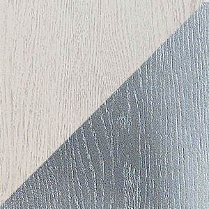 белая эмаль с серебряной патиной + серебро