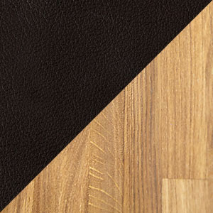 ножки - натуральный дуб, обивка - кожа 2324