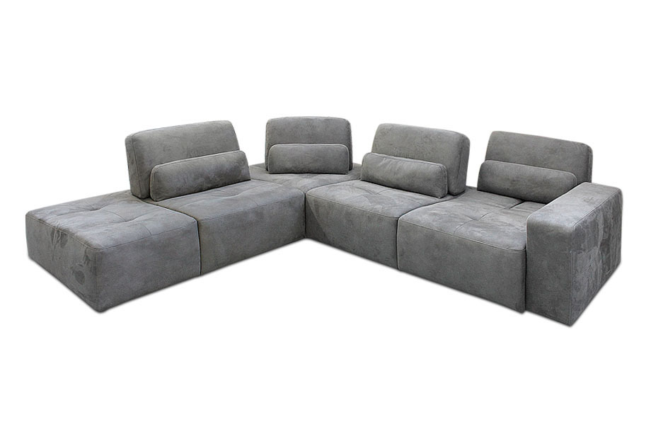 "Бакстер" диван угловой с оттоманкой; нераскл.; М6+М1+М9+М2+М0; левый; начальная группа ткани