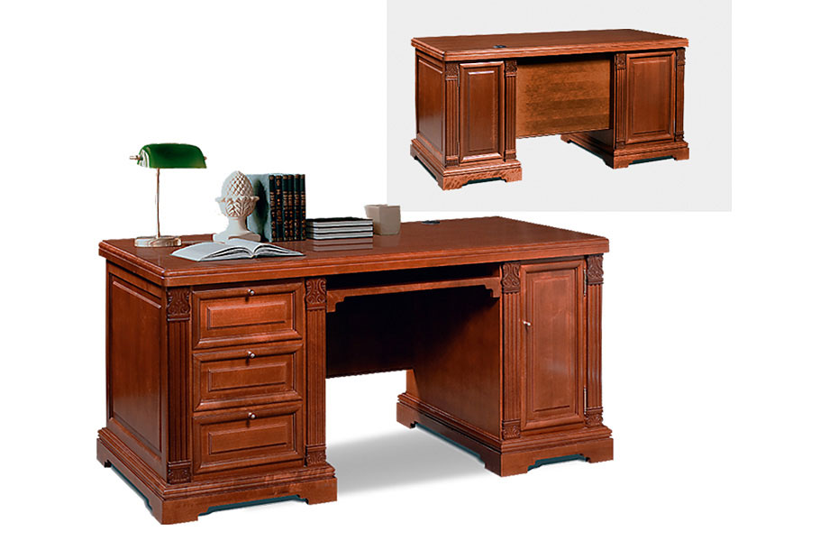 Стол компьютерный "Престиж"; ГМ 5971-01; левый; беловежский орех