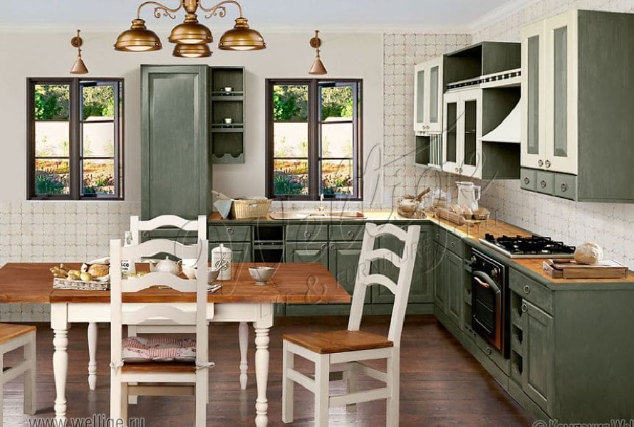 Кухня в стиле прованс (30+ фото): уютный и легкий интерьер