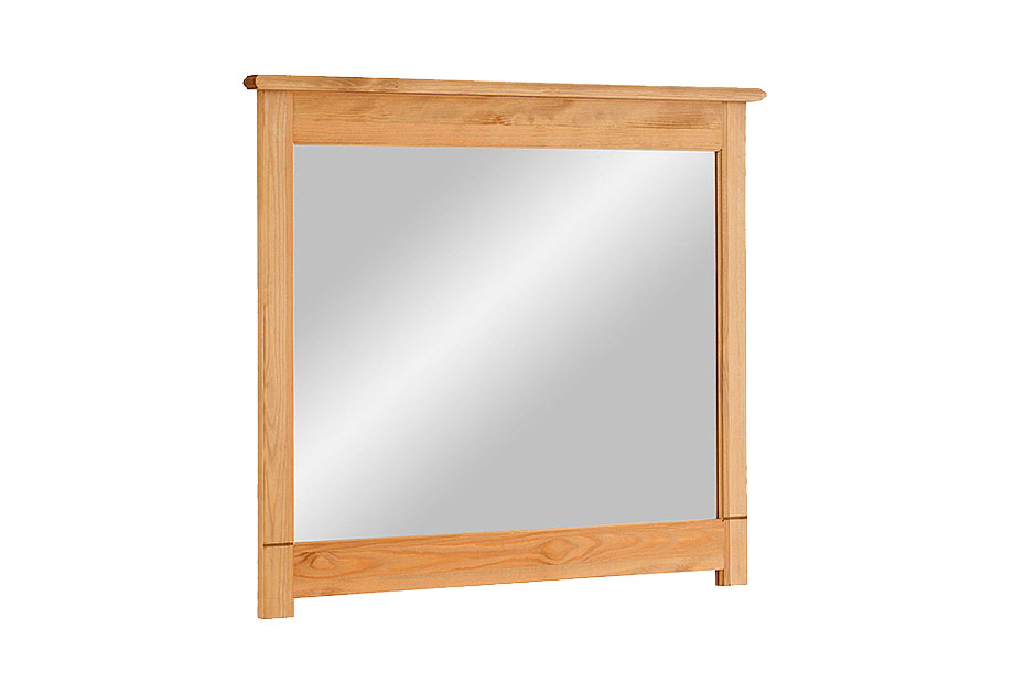 Зеркало навесное "Рауна"; белый воск