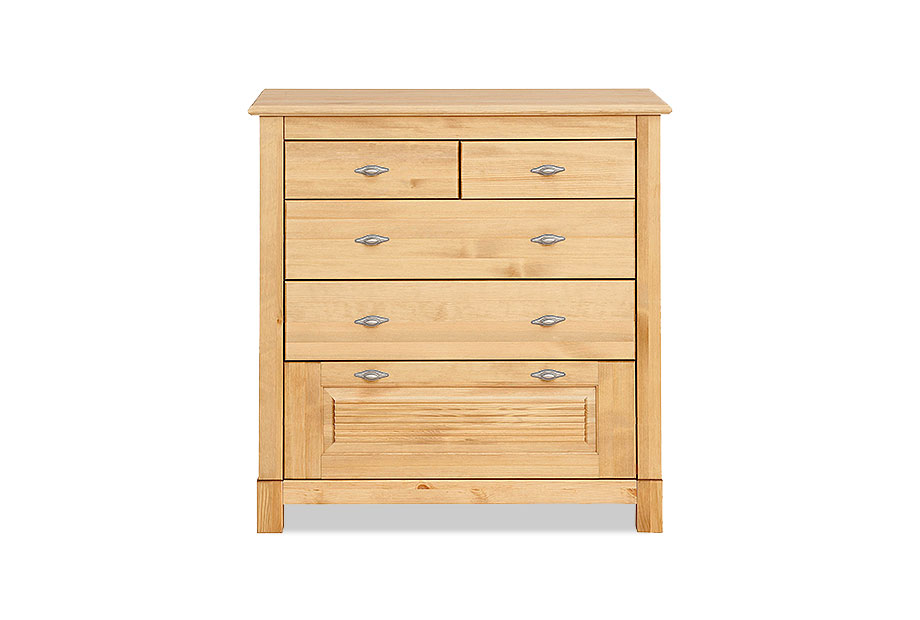 Комод "Рауна" 221; белый воск