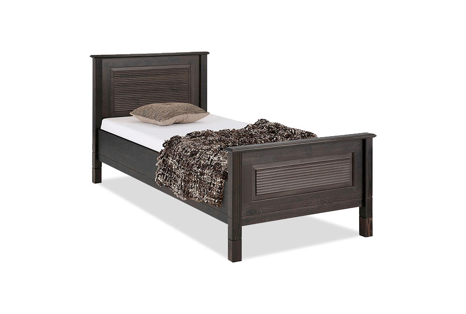 Кровать "Рауна" 90; без основания, без матраса; (900x2000); колониал