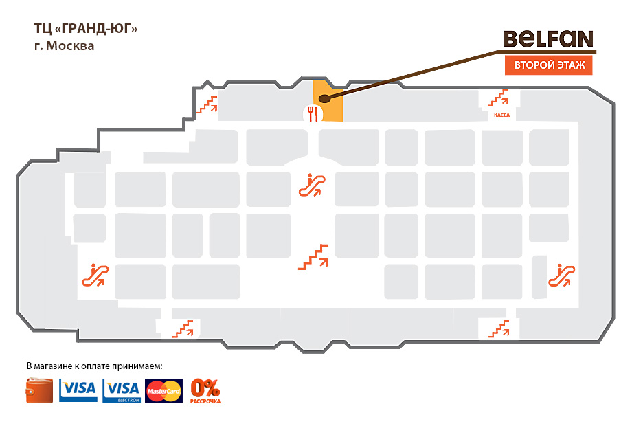 Как найти салон в здании