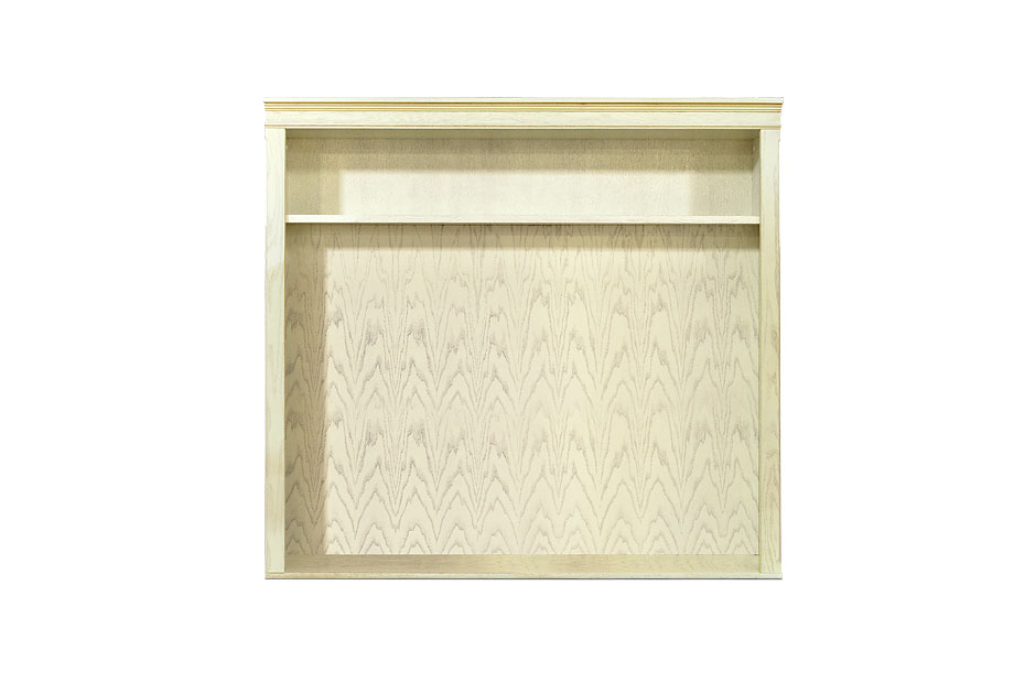 Секция верхняя на ТВ тумбу "Франсуаза"; слоновая кость с патиной