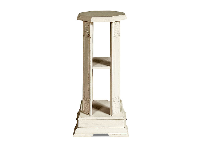 Подставка декоративная (цветочница) "Верди Люкс А2"; слоновая кость