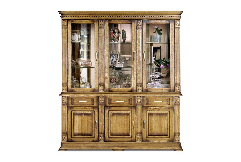 Шкаф комбинированный "Верди Люкс 3з"; грин