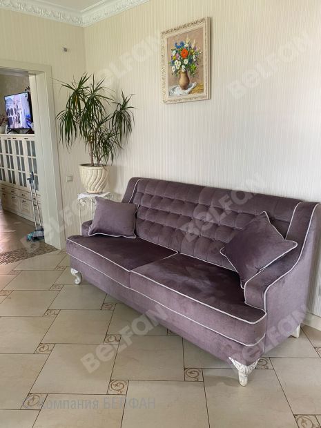 "Флерон" диван 3-х местный. Фотографии клиентов. 1