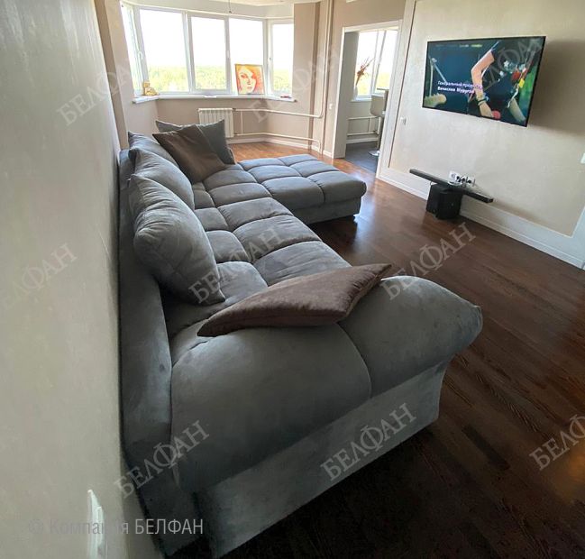 "Лаунж" диван с оттоманкой. Фотографии клиентов. 3