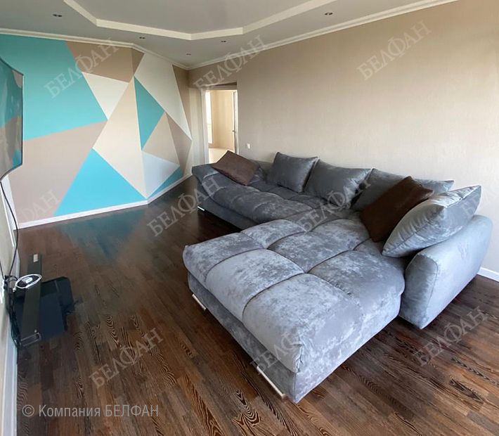 "Лаунж" диван с оттоманкой. Фотографии клиентов. 2