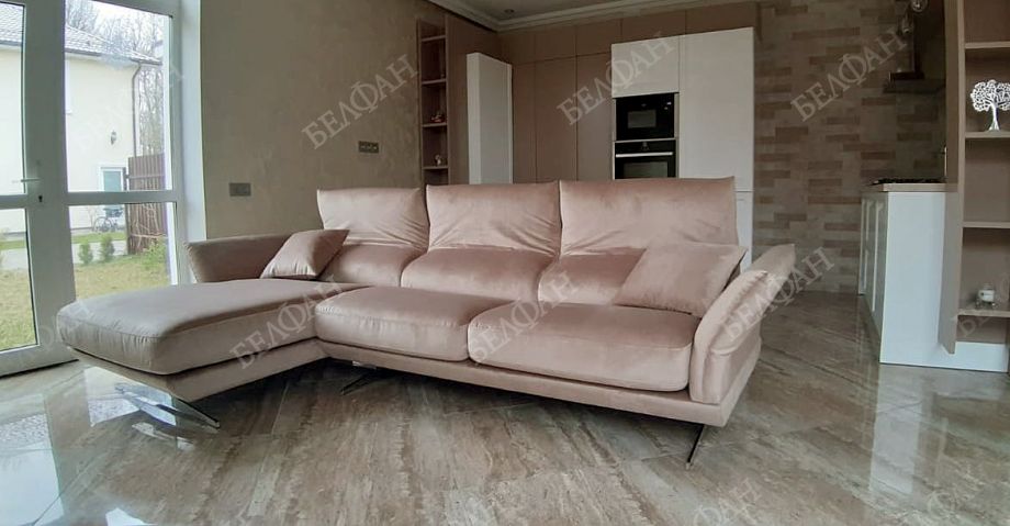 "Бенд" диван с оттоманкой. Фотографии клиентов. 1