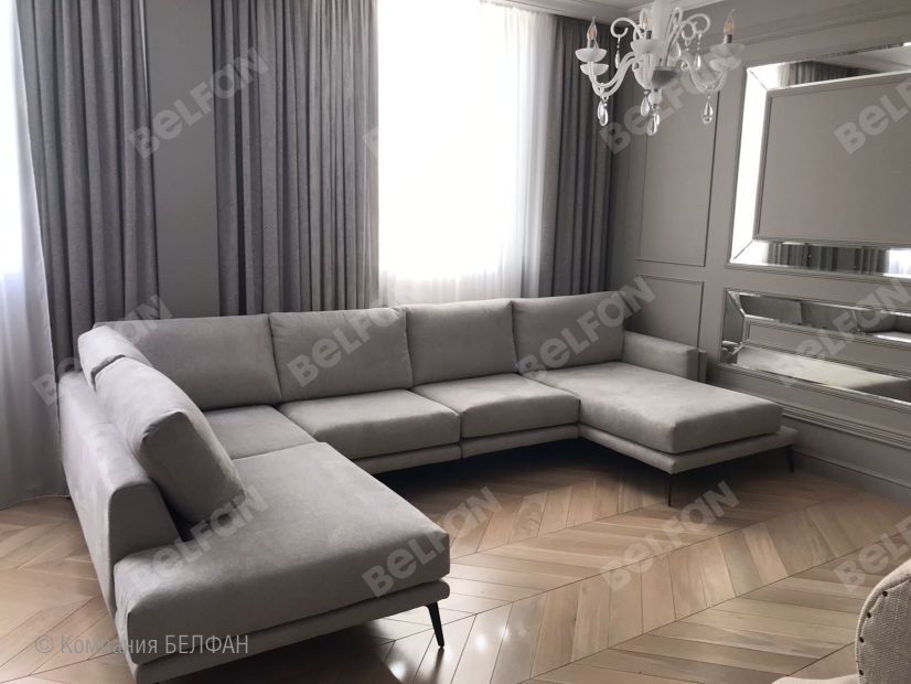 "Walker" диван с оттоманкой S. Фотографии клиентов. 1