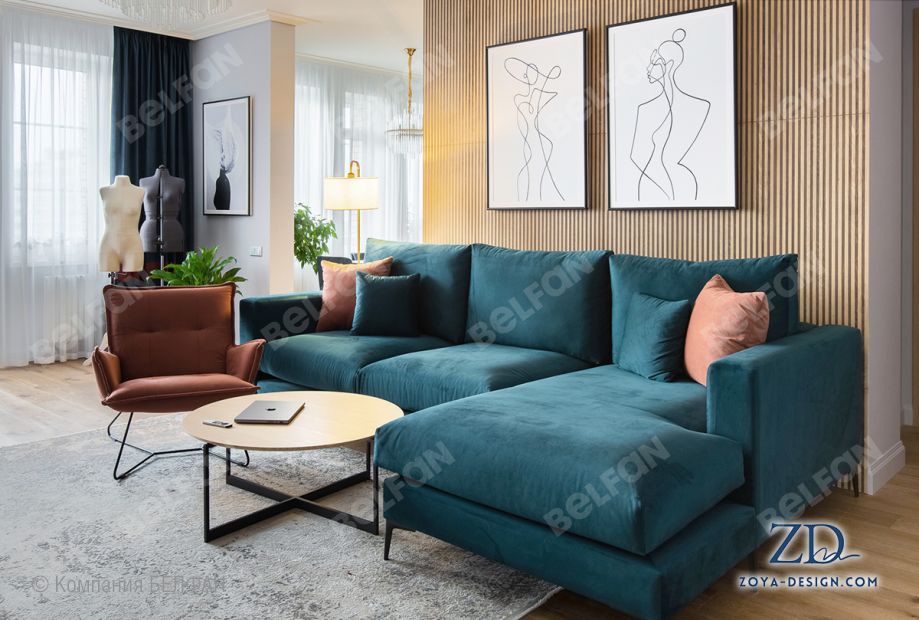 "Мэттью" диван с оттоманкой. Фотографии клиентов. 1