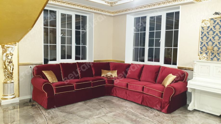 "Рафаэль" диван 3-х местный с оттоманкой. Фотографии клиентов. 14