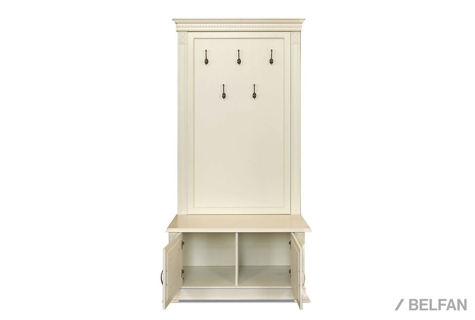 Тумба с вешалкой "Верди Люкс" 05 массив и шпон дуба 3