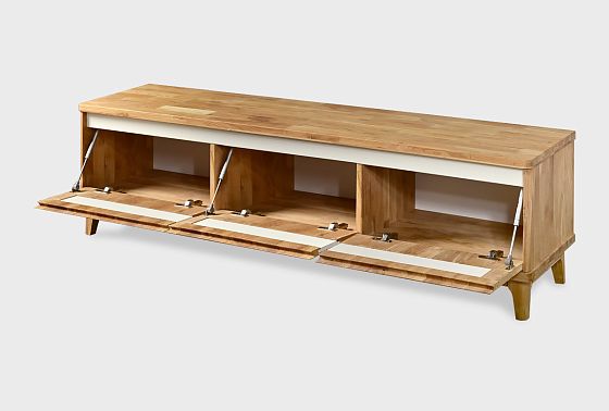 Тумба под ТВ "Уоллстрит" 170 массив дуба, МДФ 6