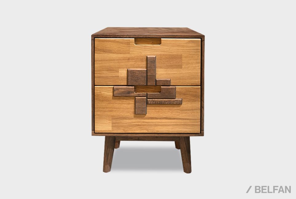 Тумба прикроватная "Ирвинг Дизайн" массив дуба 11