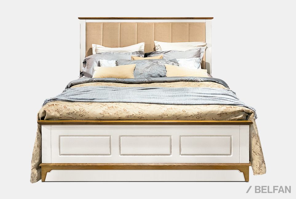 Кровать "Бриансон" массив и шпон дуба, МДФ 2