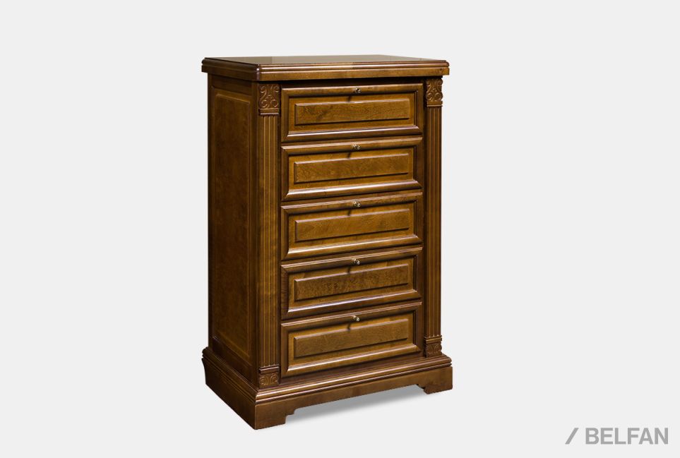 Комод "Престиж" 1 массив и шпон берёзы 1