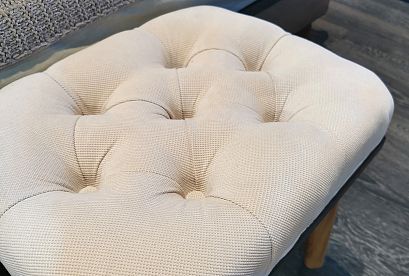 Банкетка "Элва"; *ВМФ-1582; бейц-масло, графит; Verona 04 Cream