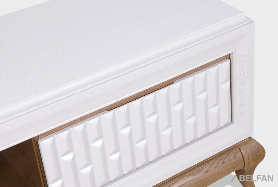 Тумба под ТВ "Армония" массив и шпон дуба 6