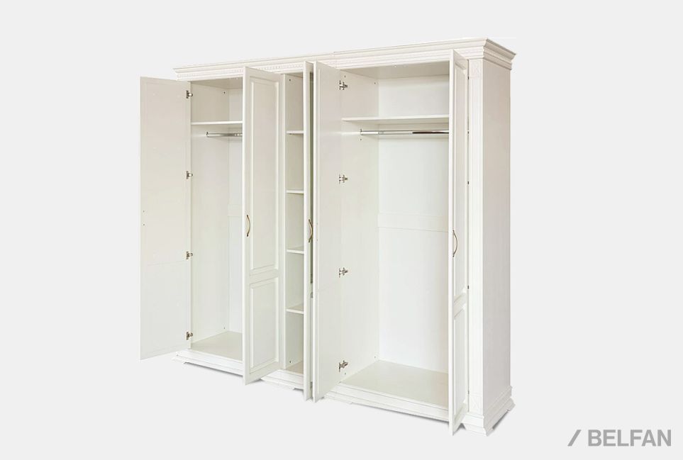 Шкаф 5-ти дверный "Верди Люкс" массив и шпон дуба 3