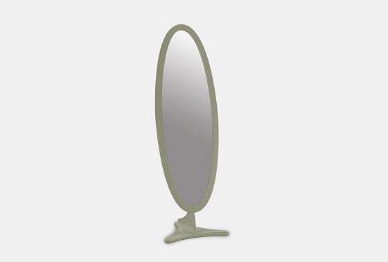 Зеркало напольное "Флерон" массив и шпон дуба 2