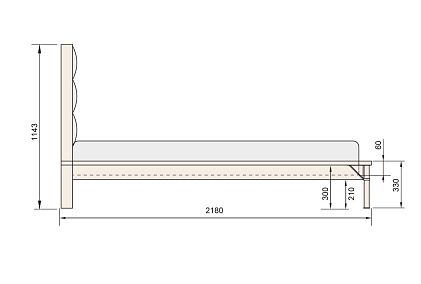 Кровать "Extera" 140М