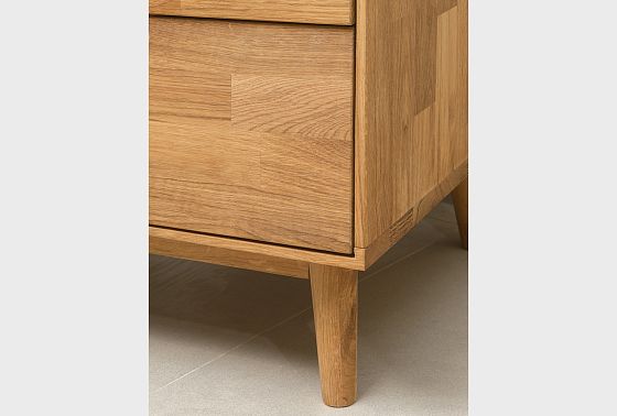 Шкаф с витриной 1-но дверный "Ирвинг" (левый) массив дуба 3