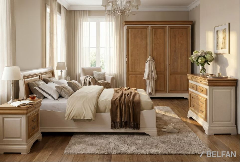 Комод "Оливия" массив и шпон ольхи 10