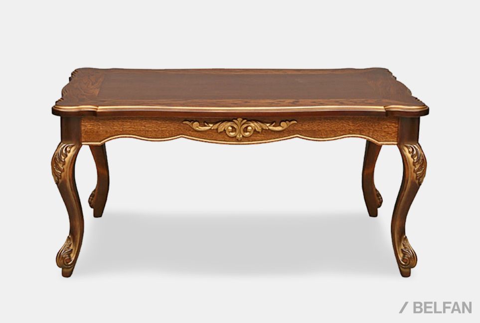 Стол журнальный "Алези 03" массив и шпон дуба 1