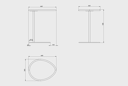 Стол приставной "Меридиан"