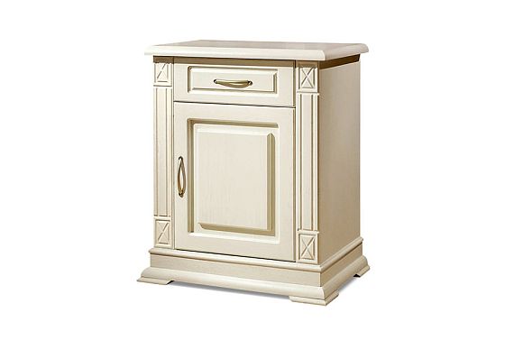 Тумба 1-но дв. "Верди Люкс 1" массив и шпон дуба 3