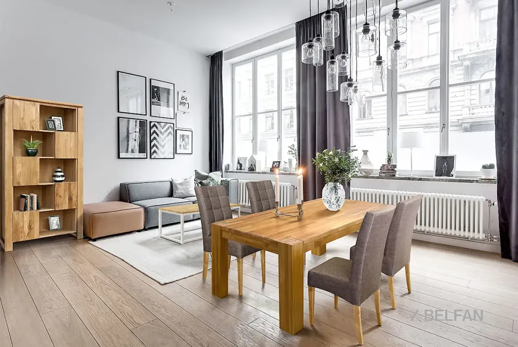 Столовая «Берген» #2 графит + бейц-масло