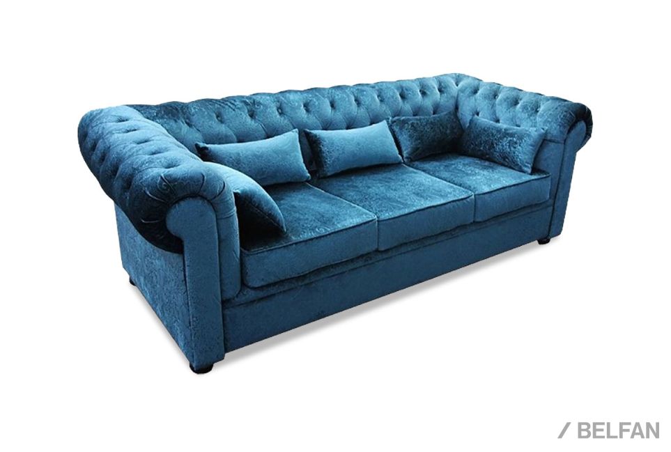 "Виконт" диван 3-х местный массив дуба 1