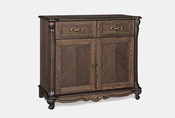 Тумба "Алези 2" массив и шпон дуба 2