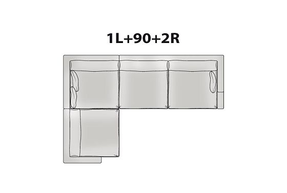 "Леформ" диван угловой  14