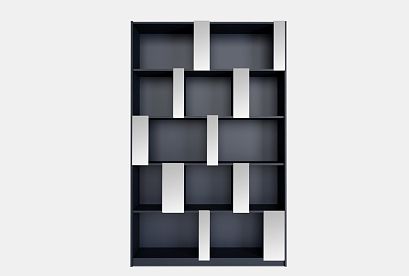 Стеллаж "Сакраменто" 150 (с зеркалами); *А-016.143; сумеречный