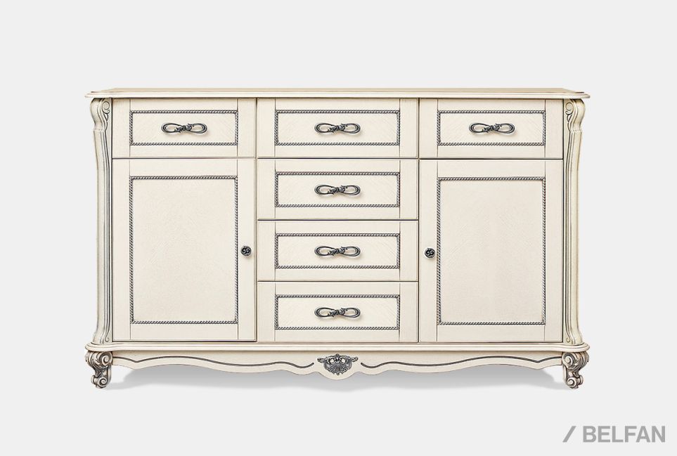 Тумба "Алези 3" массив и шпон дуба 1