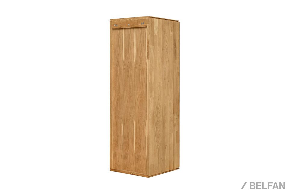 Шкаф навесной со стеклом "Гринвуд" (правый) массив дуба 8