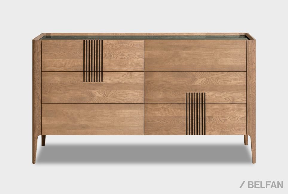 Комод "Бергамо" 6 массив дуба 2