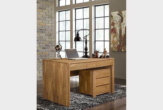 Стол письменный "Норд" массив дуба 14