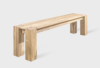 Скамья "Берген" П-03 (сечение опор 120х120)