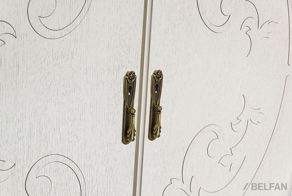 Тумба "Соната" высокая (декор) массив и шпон дуба 4