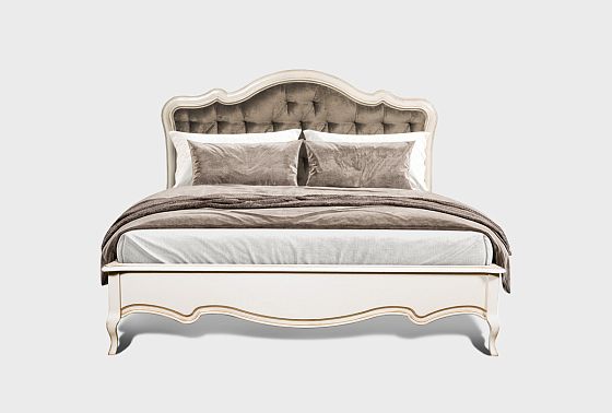 Кровать комбинированная "Трио" массив и шпон дуба 4